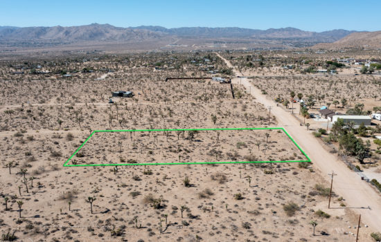 1.25 Acre Residential Lot in One of Yucca Valley’s Most Desired Neighborhoods
